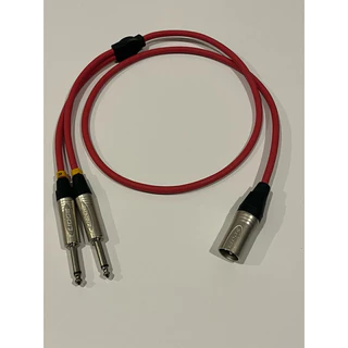 สายy xlrผู้1-ts L/R วายแบบstereo/แบบโมโน เสียบช่องsterreoเท่านั้น สเตอริโอของDynacomหัวของLidge