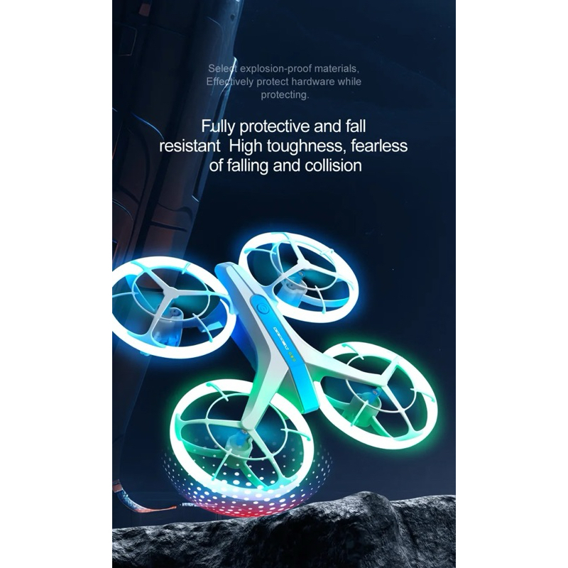 โดรนบังคับวิทยุติดกล้องGURC 33V Wi-Fi FPV กล้อง720P HDบินล็อกความสูงได้แบตเตอรี่ชาร์จอุปกรณ์พร้อมเล่น