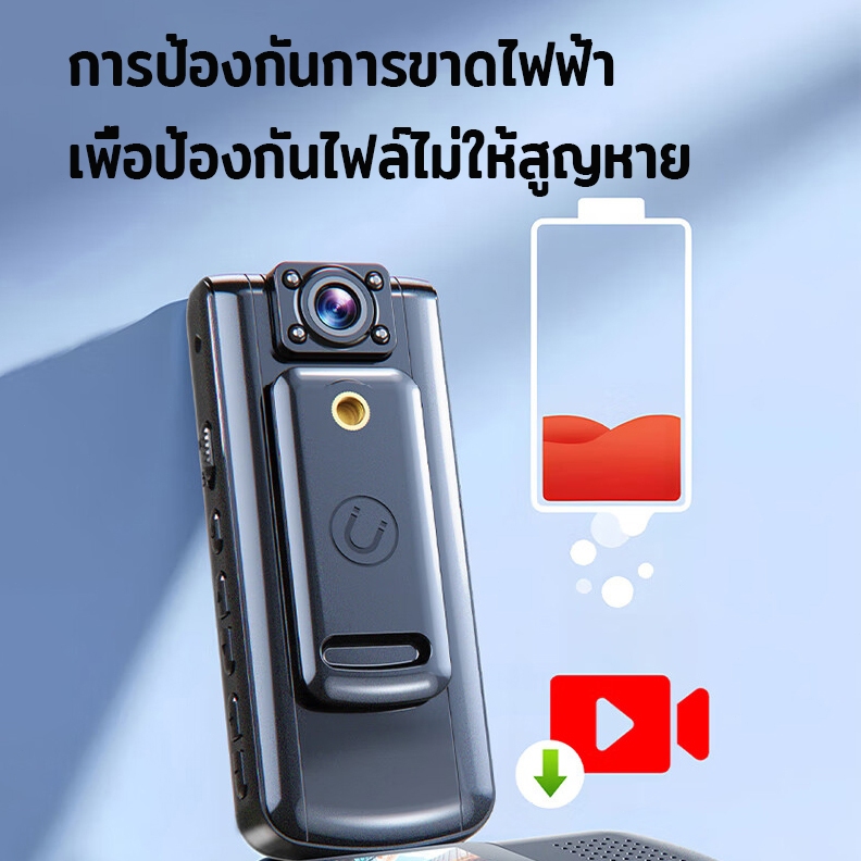 body action camera 4K การเชื่อมต่อWIFIมือถือ กล้องโกโปร มอเตอร์ไซค์กล้อง ขนาด1.6นิ้วหน้าจอ ตํารวจกล้องติดตัว nightvision