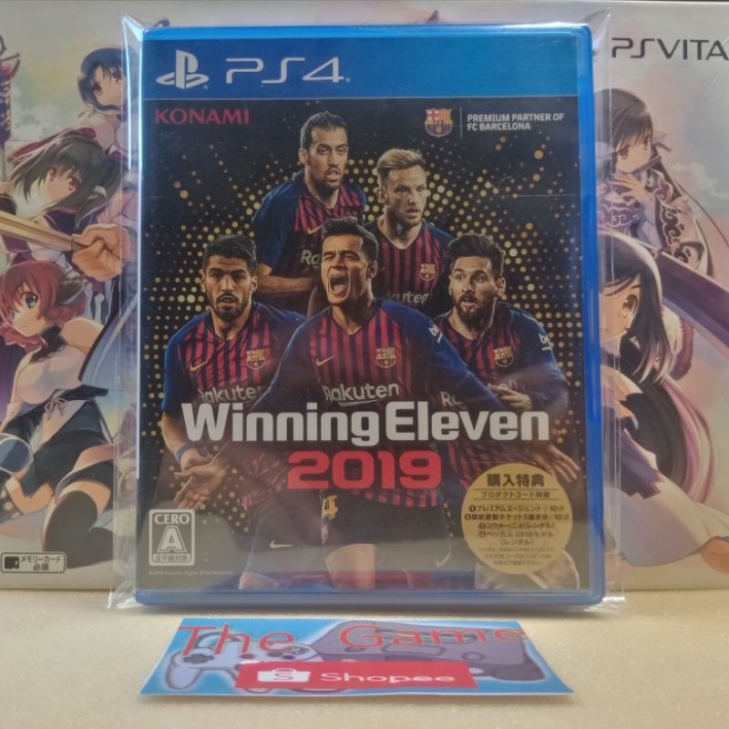 (PS4)​ เเผ่น​เกมส์​ PS4​ -​ PS5​ winning eleven 2019 (English)​ ภาษาอังกฤษ​ ZONE2​