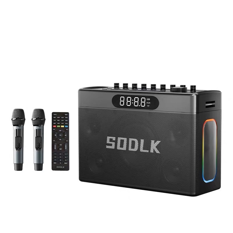 SODLK S1127PLUS ลำโพงบลูทูธเบสหนักๆ 300W กับ 2 ไมโครโฟนเบสลึก Bluetooth Speaker แท้100% รองรับTWS/USB/TF/AUX