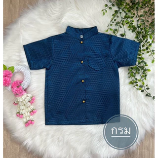 พร้อมส่ง!! เสื้อราชปะแตนผ้ายกดอกเด็ก สินค้าเฉพาะเสื้อนะคะ FVT31