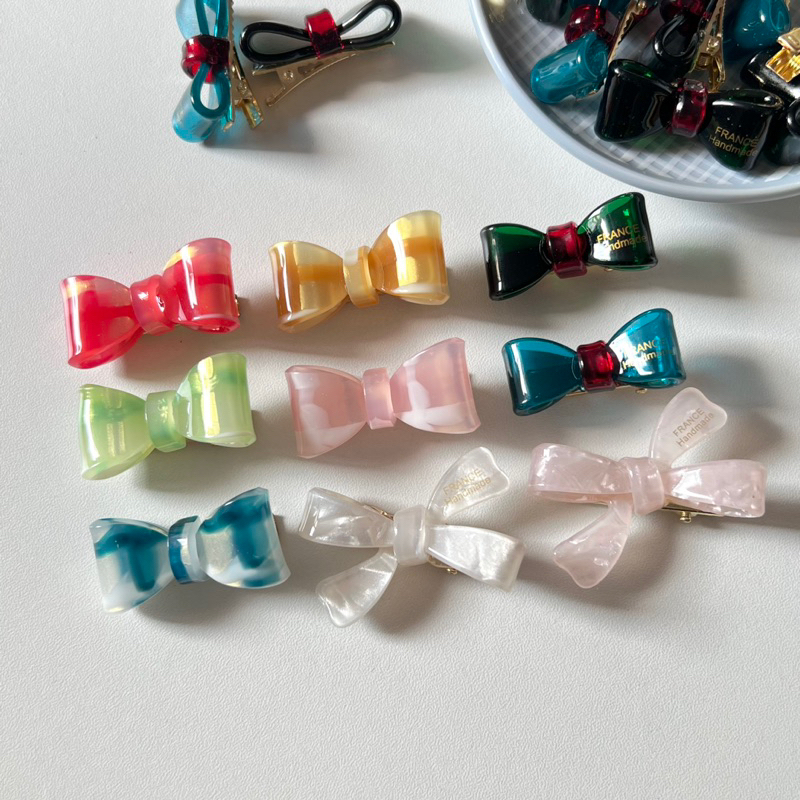 พร้อมส่ง กิ๊บติดผม Baby Bow Hair Clip ขนาด 3.5-4 cm. ราคาต่อชิ้น