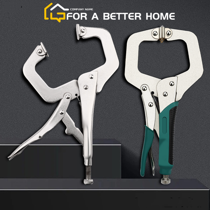 คีมล็อค C ‑ แคลมป์ด่วนสำหรับงานไม้รูปตัวเชื่อมมัลติฟังก์ชั่นเครื่องมือ