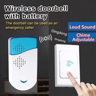 Doorbell ออดไร้สายกริ่งประตูมี36เสียงเรียกเปลี่ยนเสียงได้ติดตั้งสะดวกกระดิ่งไร้สายกริ่งประตูบ้าน Wireless Doorbell