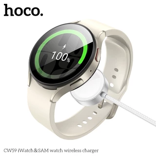 ที่ชาร์จไร้สาย แท่นชาร์จไร้สาย HOCO CW59 แท่นชาร์จไร้สาย wireless charger สำหรับนาฬิกา ระบบแม่เหล็ก Qi จ่ายไฟ 2.5W
