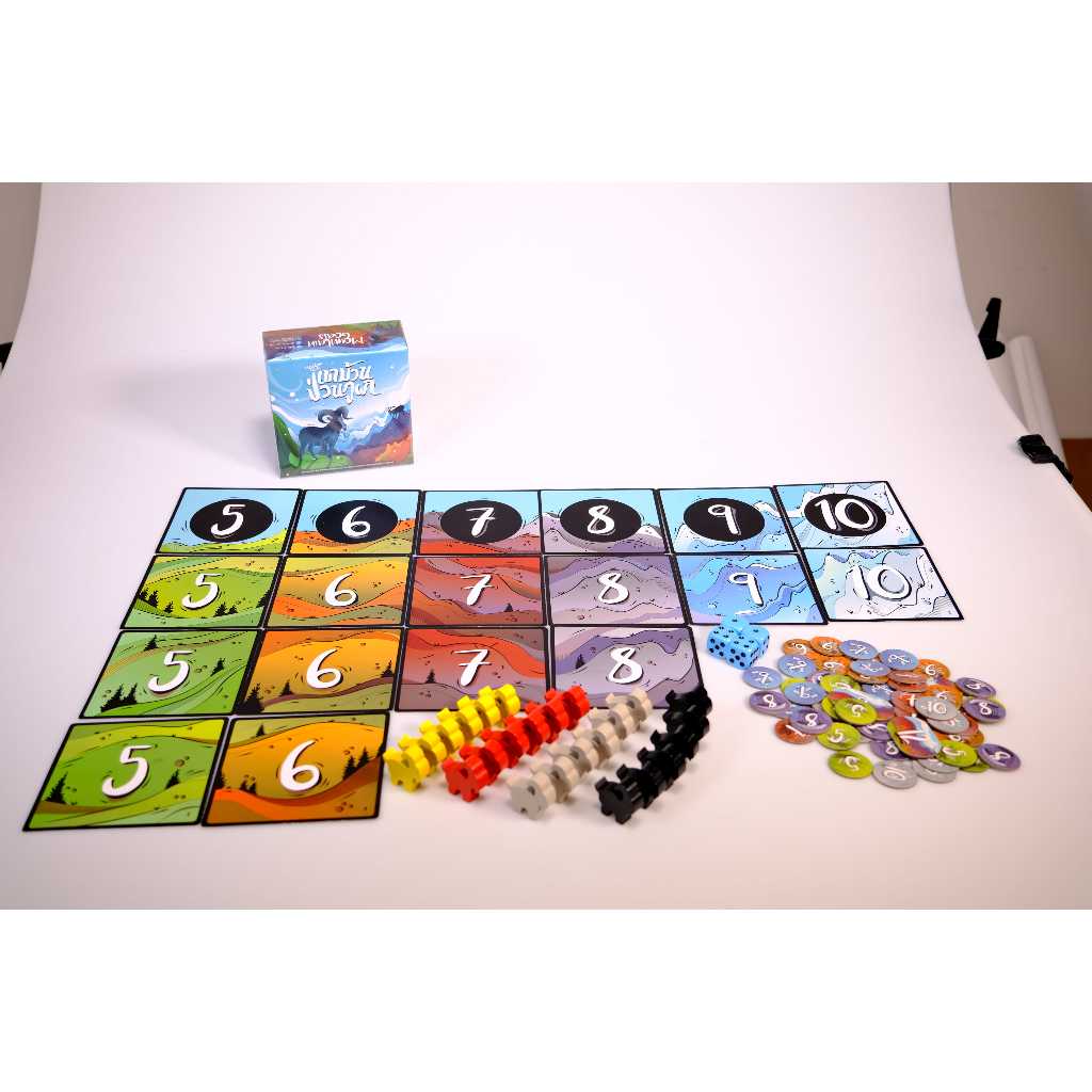 Mountain Goats เขาม้วนป่วนภูผา TH - Board Game บอร์ดเกม - Tower Tactic Games ทาวเวอร์ แทคติก เกม