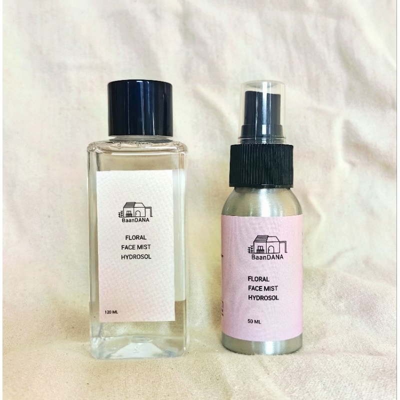 FACE MIST น้ำกลั่นดอกไม้บำรุงผิวหน้า NATURAL 100%