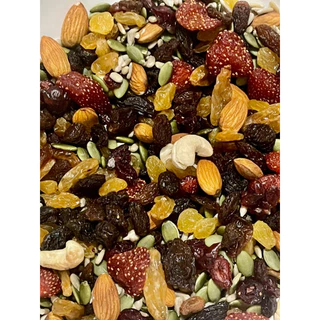 ถั่ว 9 เซียน ธัญพืชรวม อบกรุบกรอบ รสดั้งเดิม ออแกนิค ไม่น้ำมัน ไม่เนย VIP Mixed nuts