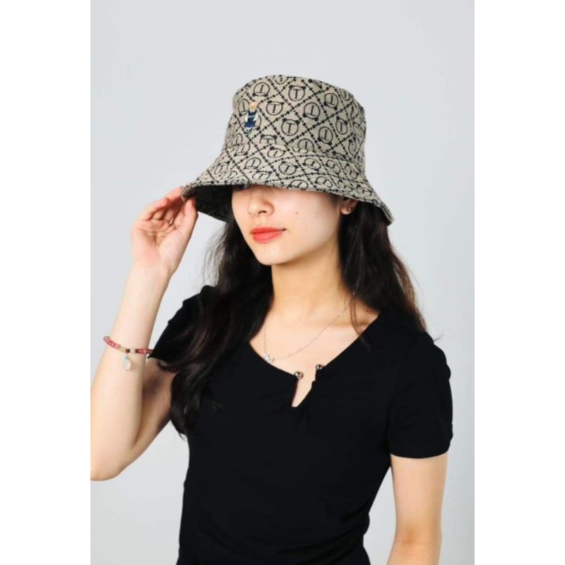 หมวกบักเก็ตผ้าทอน้องหมี GUOO BEAR 🐻