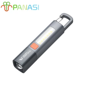 ใหม่ ไฟฉาย LED ไฟฉายอเนกประสงค์ ขนาดเล็ก สว่างมาก ชาร์จไฟได้ กันน้ํา สําหรับตั้งแคมป์ ไฟฉายแรงสูง ไฟฉายพกพา