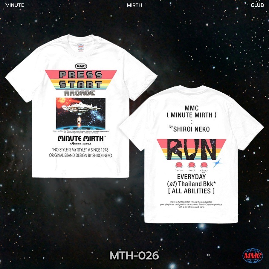 Power7 x Minute Mirth เสื้อยืดสตรีทแฟชั่น คอลเลคชั่นใหม่จากแบรนด์ Minute Mirth (MTH-026)
