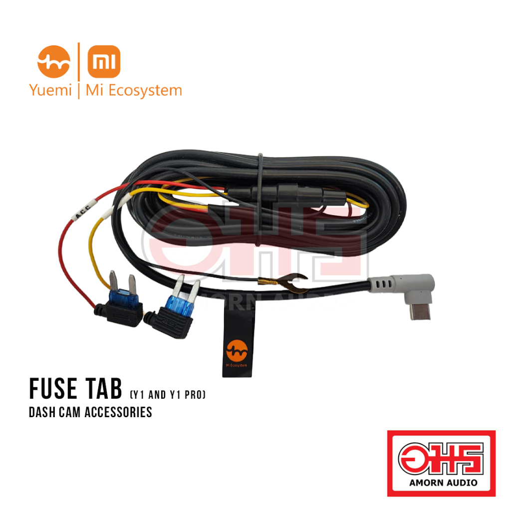 Yuemi | Mi Ecosystem Fuse Tab Parking Surveillance Cable accessories สำหรับบันทึก 24 ชั่วโมง Dash Ca