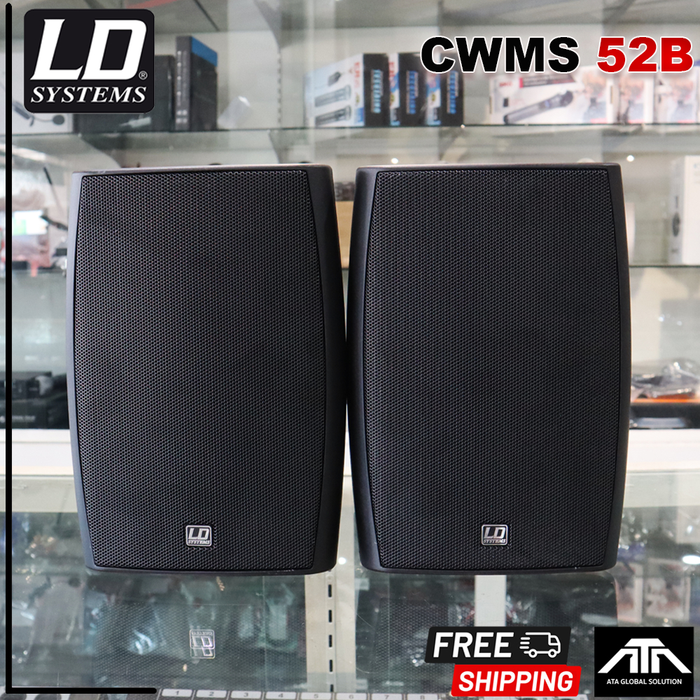 LD Systems CWMS 52 B 100 V | ลำโพงติดผนัง 2 ทาง 5.25 นิ้ว 30 วัตต์