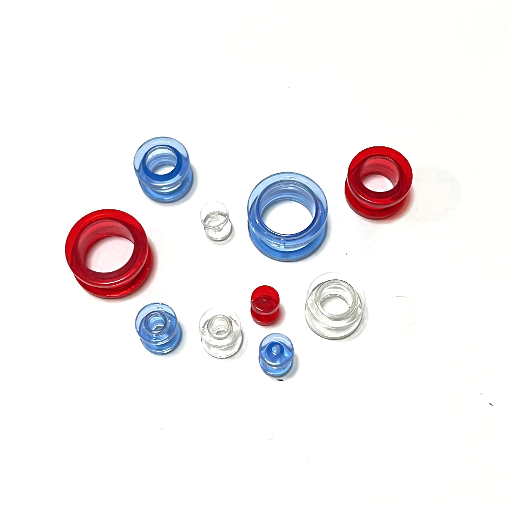 ต่างหูจิวตาไก่2mm--16mm1 ชิ้น (1pcs)-พลาสติก