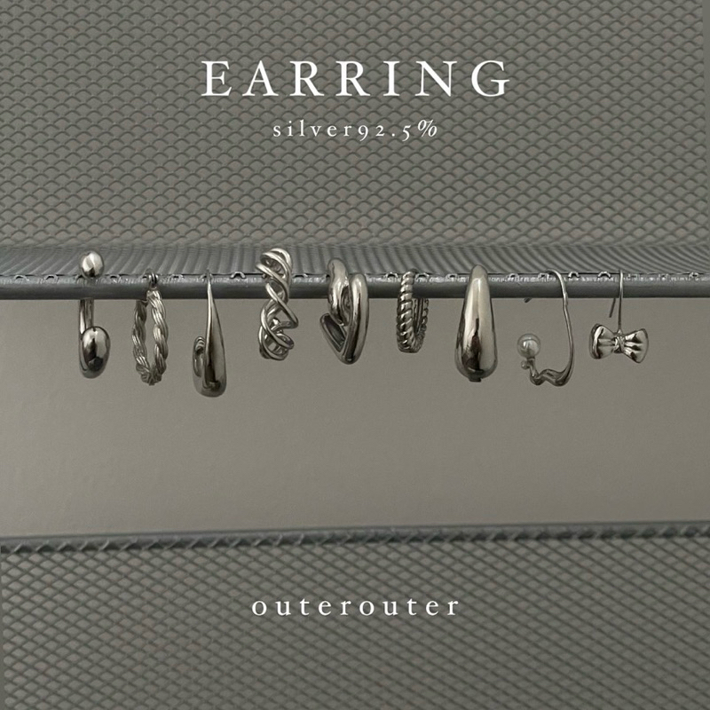 Outerouter | ต่างหูเงินผสม