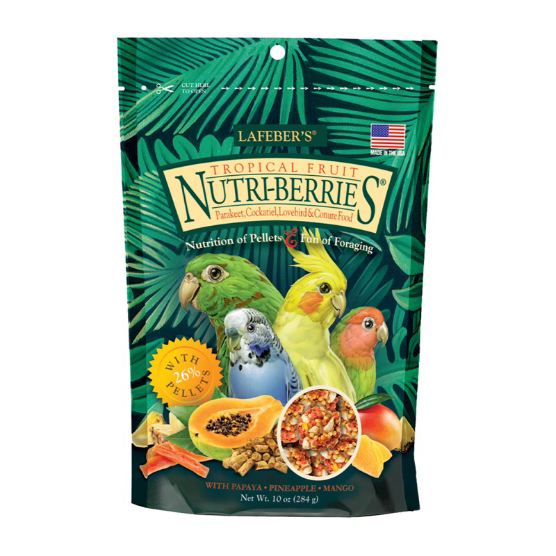 Lafeber Cockatiel Tropical Fruit  Nutri-Berries 10 oz