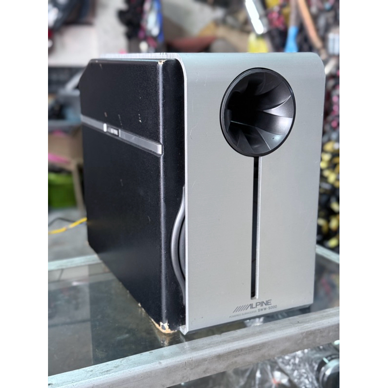 Subwoofer Alpine SWW-5000 ของแท้ มือสอง นำเข้าญี่ปุ่น