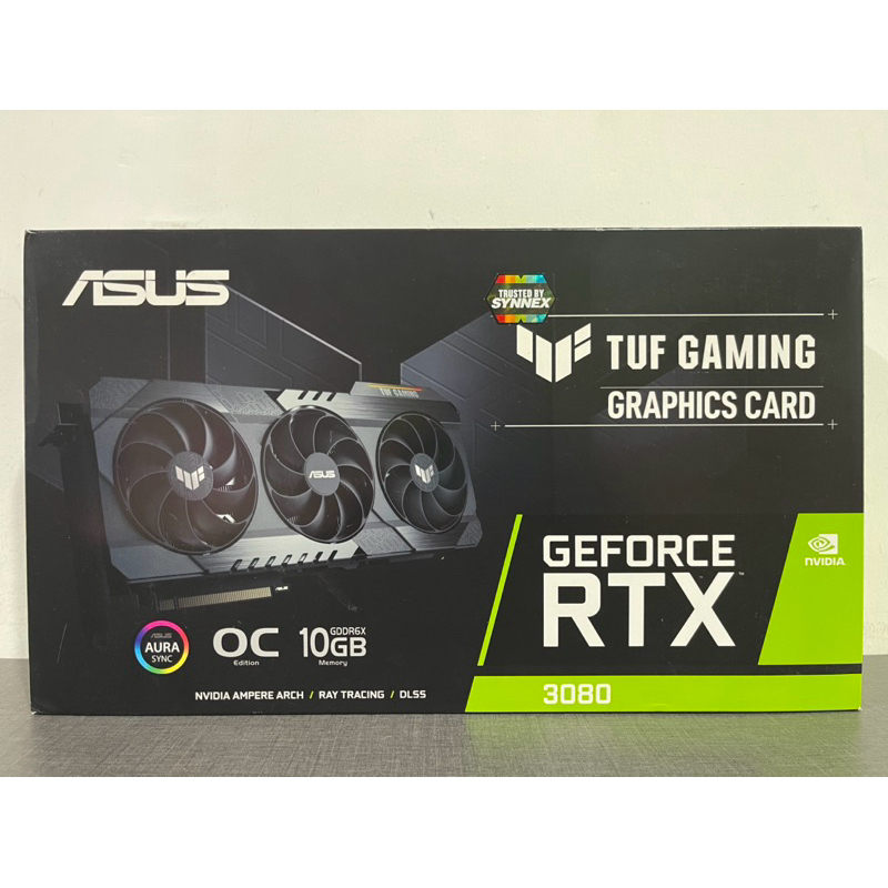 VGA (การ์ดแสดงผล) ASUS TUF GAMING GEFORCE RTX 3080 OC EDITION 10GB GDDR6X [LHR] มือสอง ประกันร้าน 3เ