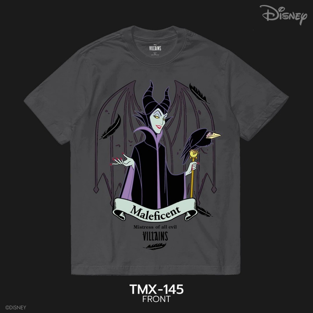 Power 7 تيشيرت Villains ‏Disney — رمادي — صورة 5