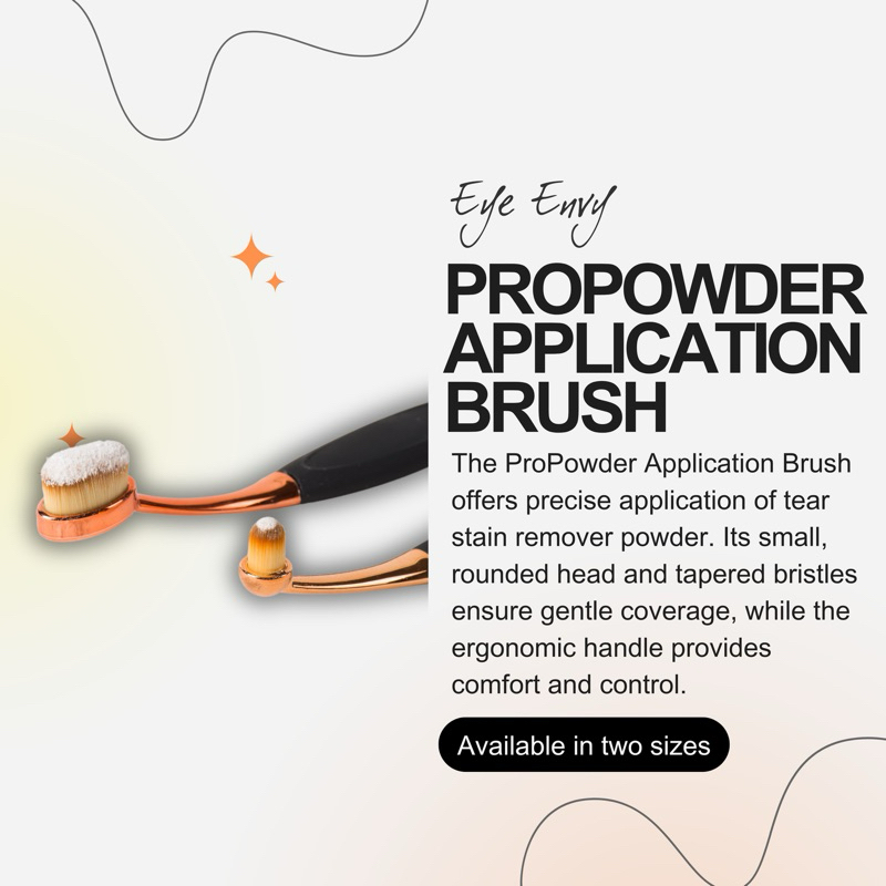 Eye Envy - แปรงสำหรับทาแป้ง Powder Applicator Brush for dogs & cats