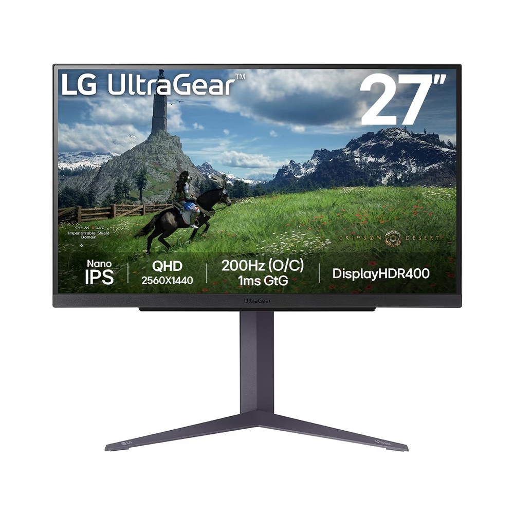 LG 32GS85Q-B Gaming Monitor (IPS 2K Monitor 180Hz) ประกันศูนย์ไทย 3 ปี