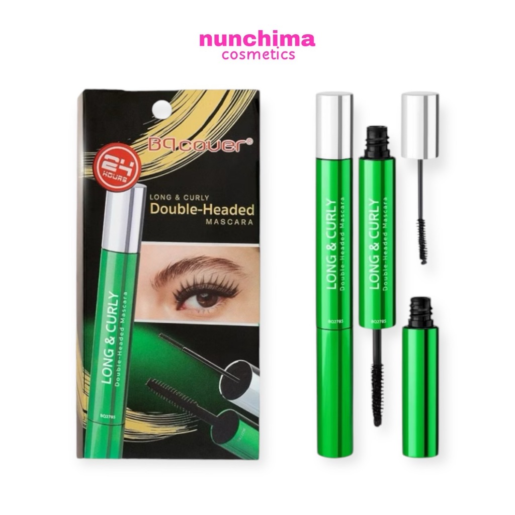 BQ2785 Bqcouer* Long & Curly Double-Headed Mascara บีคิ้ว คอฟเวอร์ ลอง แอนด์ เคอร์ลี่ ดับเบิ้ล-เฮดเดด มาสคาร่า