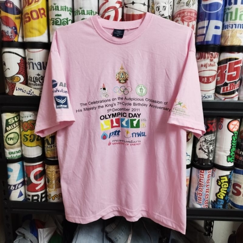เสื้อ OLYMPIC DAY 2011 ลิขสิทธิ์แท้💯%XL 23"/28"