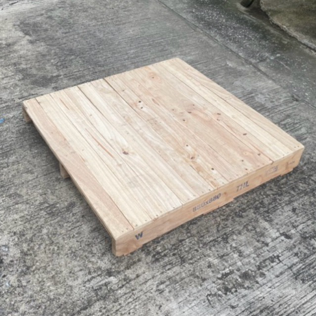 พาเลทไม้ เบญจพรรณ หน้าเต็มขนาด 88×88×12cm.ใหม่
