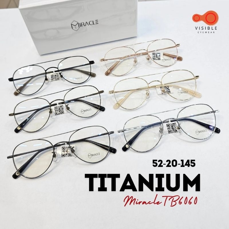 Miracle รุ่น TB6060 ไทเทเนี่ยมบริสุทธิ์ B-Titanium IP