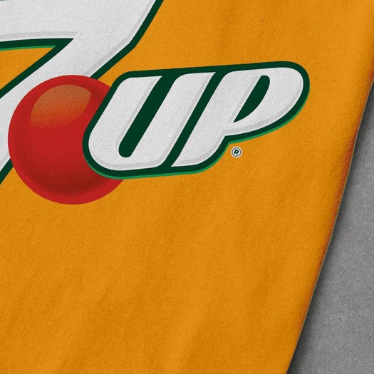 เสื้อยืดผ้าฝ้ายพิมพ์ลายแฟชั่น GG Clothing 7up Tshirt Cotton Tee printed Shirt T-Shirt tee graphic ts