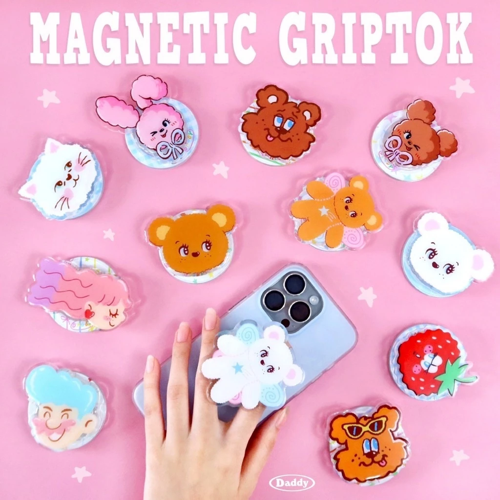 DADDY | Daddy Magnetic Griptok กริ๊บต๊อกแม่เหล็ก สุดน่ารัก
