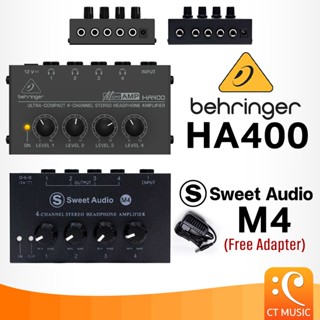 Behringer HA400 / Sweet Audio M4 4-Channel Stereo Headphone …