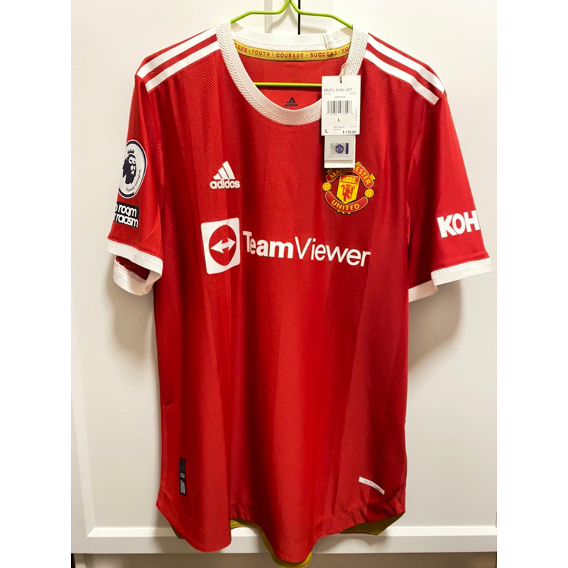เสื้อบอล Manchester United 2021/22 เกรดplayer ฟูลUCL โรนัลโด้ ป้ายห้อย