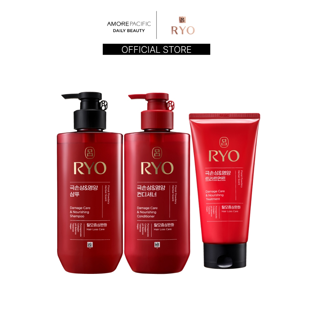 Exclusive Set Damage Care & Nourishing Set ลดผมหลุดร่วง บำรุงผมแห้งเสีย เปราะบาง