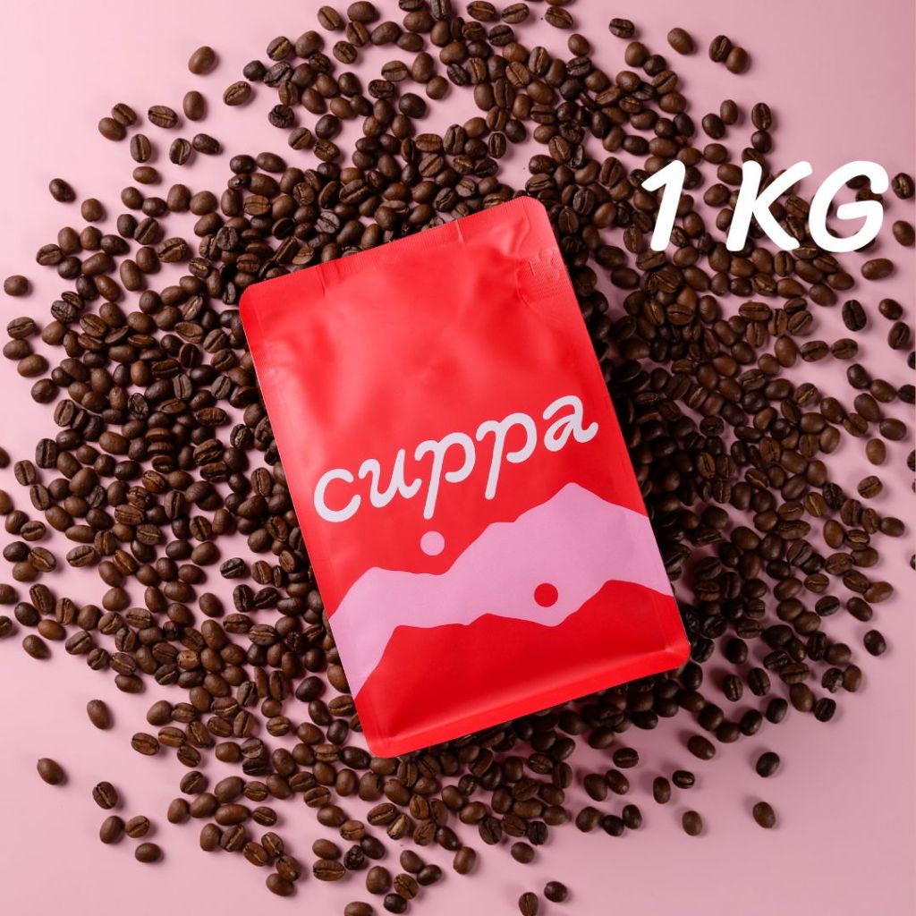 1KG Cuppa Coffee เมล็ดกาแฟ Sunny Blend คั่วอ่อน (Ethiopia x Colombia)
