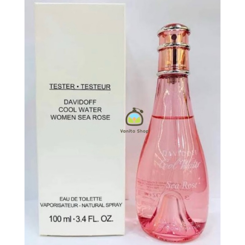 น้ำหอมแท้ DAVIDOFF Cool Water Woman Sea Rose EDT 100ml กล่องเทสเตอร์