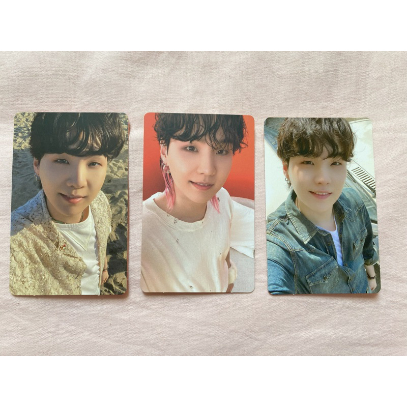 การ์ดบังทัน BTS suga yoongi อัลบั้ม Butter + การ์ด limited