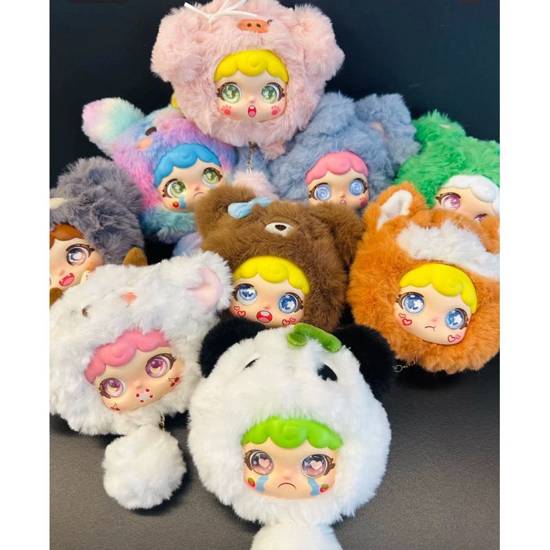 [พร้อมส่ง, ใช้โค้ดแฟชั่นได้] กล่องสุ่มพวงกุญแจ Midoo V1 Plush