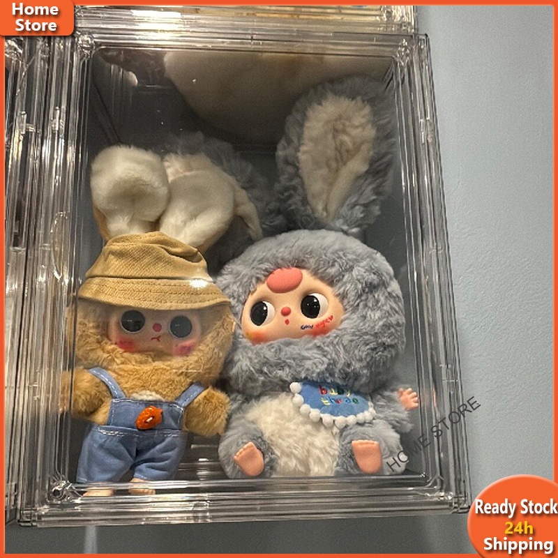 กล่องใส ตู้โมเดล ตุ๊กตา Baby three Farmer Bob Nomi ของสะสม แบบแขวนผนัง กันฝุ่นกันความชื้น