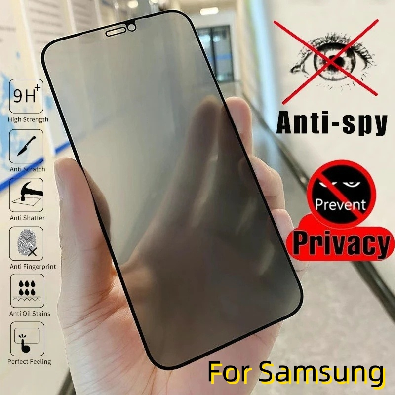 [มีกันขอบ] ฟิล์มกันมอง สำหรับ For Samsung A06 A55 A36 A56 A07 S24ultra A54 A05s A15 A17 A12 A22 A34 A52S A14 A35 A73 A03