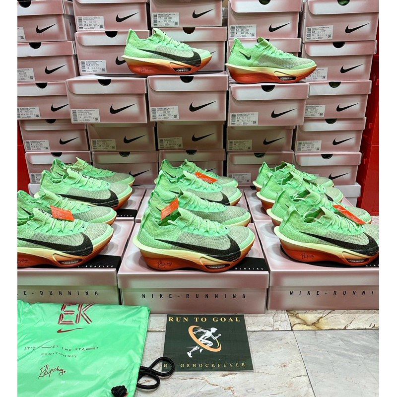 Nike Airzoom Alphafly Next% 3 ELIUD KIPCHOGE ของใหม่ แท้ มือ 1 ตัวท้อปสุดมีคาร์บอน มี Airzoom พร้อมกล่อง+ถุงผ้า