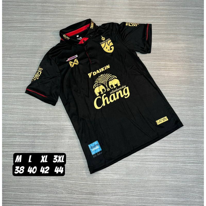 เสื้อบอลเสื้อกีฬามีแค่เสเสื้อผ้านิ่มเย็นใส่สบายขนาดไซร้M L XL 3xLราคาถูก