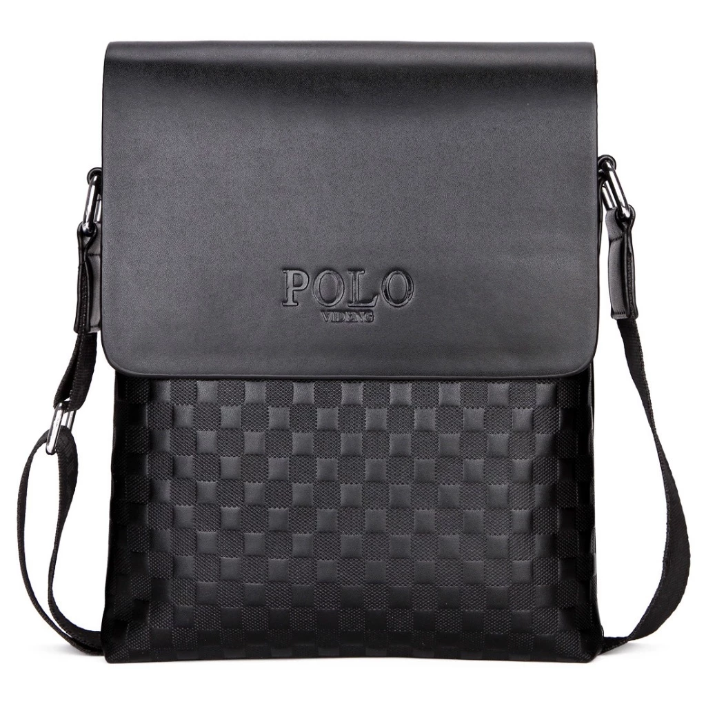 พร้อมส่ง PLกระเป๋าสะพายข้าง ไซต์ใหญ่ ใช้ไปทำงาน ดูมีระดับ PU Leather