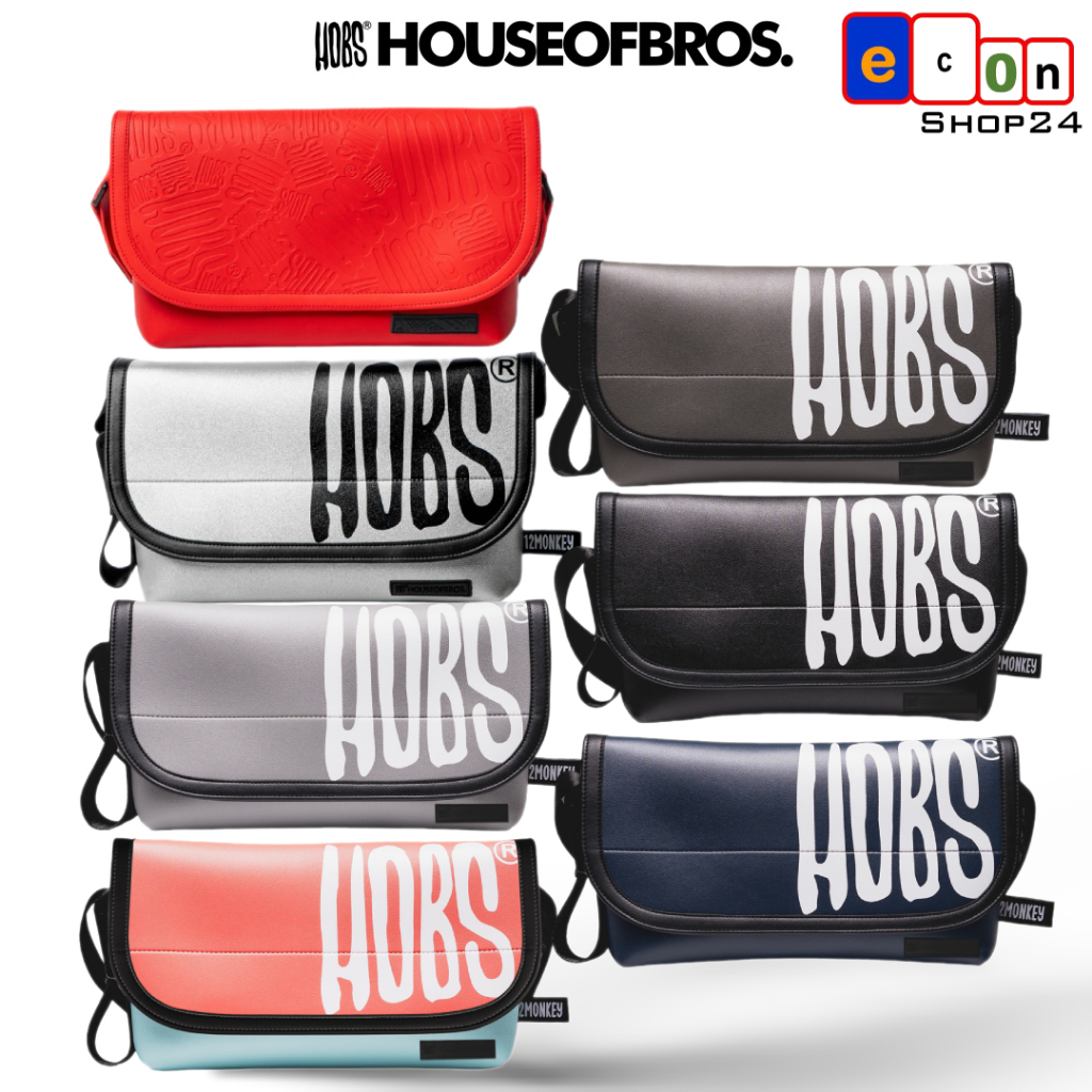 ( ส่งฟรี ) กระเป๋าสะพายข้าง แบรนด์ HOBS (100% Genunie) รุ่น 12Monkey หนัง PU แบบกันน้ำ (Waterproof)