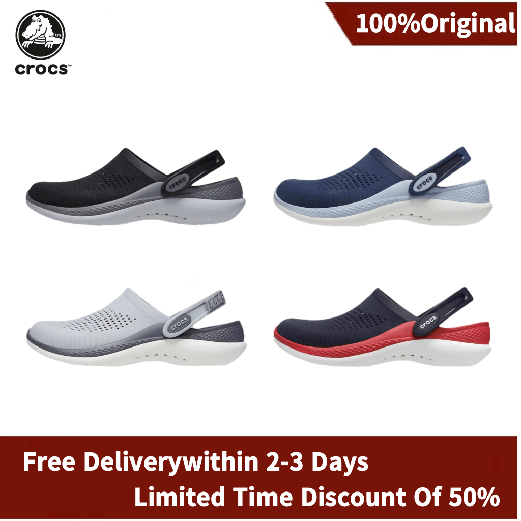 [CROCS แท้100% ]รองเท้าแตะ Crocs LiteRide Clog 360 Clog รองเท้าลำลองผู้ใหญ่ Unisex