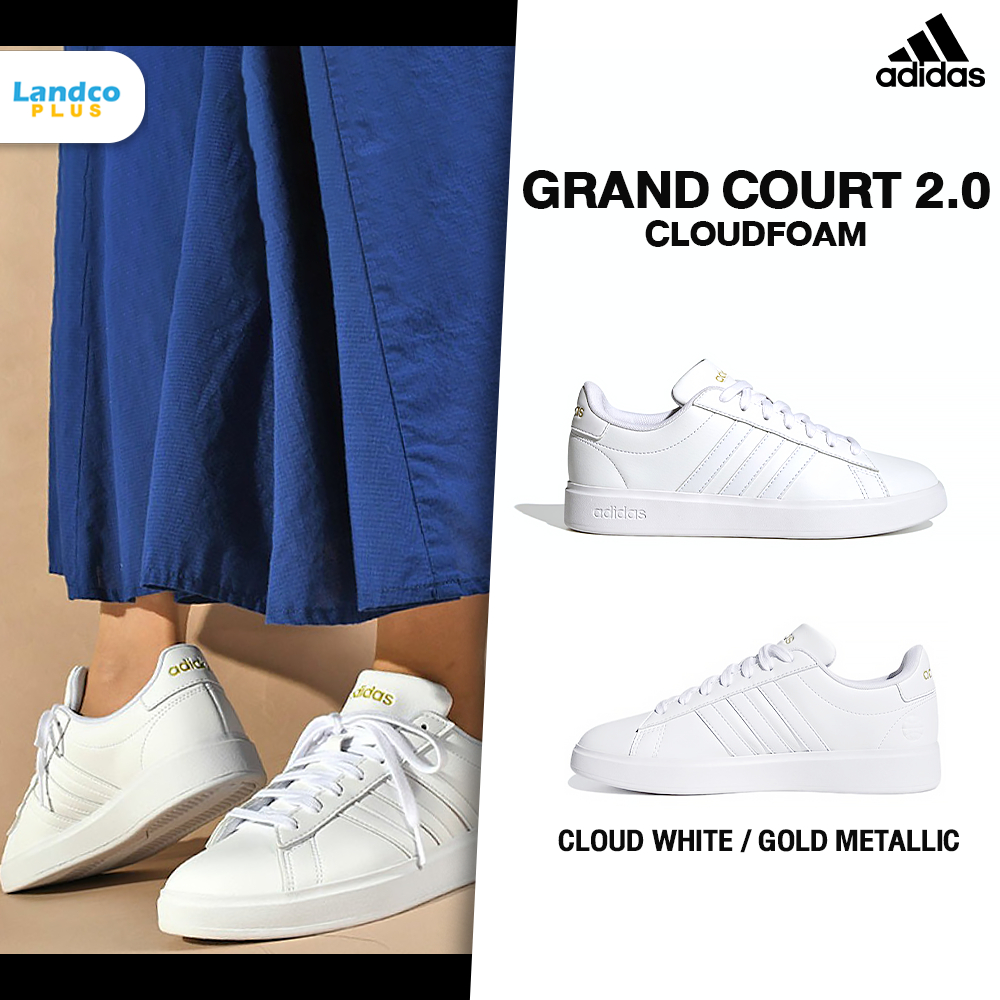 Adidas อาดิดาส รองเท้าผ้าใบ รองเท้าลำลอง สำหรับผู้หญิง W Grand Court 2.0 GW9213 (2500)