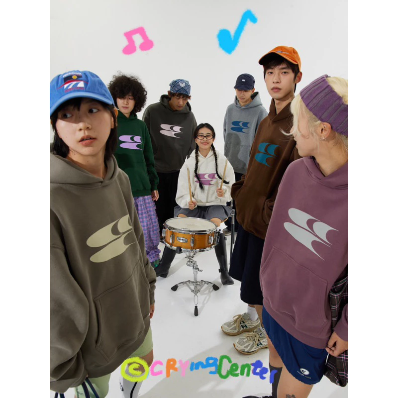CryingCenter เสื้อกันหนาวแขนยาวฮู้ดดี้ Warmer Hoodie 2023 (เปิดล็อตการผลิตใหม่ปี 2026💖)