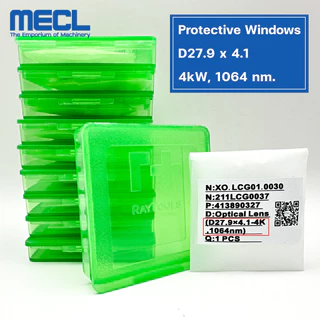 MECL_001 D27.9*4.1 D24.9*1.5 D37*7 เลนส์ป้องกันแสงเลเซอร์ออปติคอล สําหรับ Raytools Fiber Laser Head