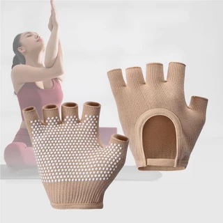 ถุงมือพิลาทิส Pilates Gloves ถุงมือกันลื่น ถุงมือโยคะ อุปกรณ์โยคะ พิลาทิส กระชับมือ ใส่สบาย ระบายอากาศดี